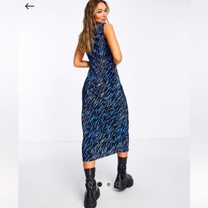 Topshop plisse dress